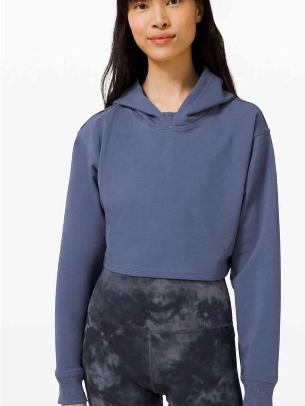 lululemon athletica Cropped Hoodie - Slate Blue